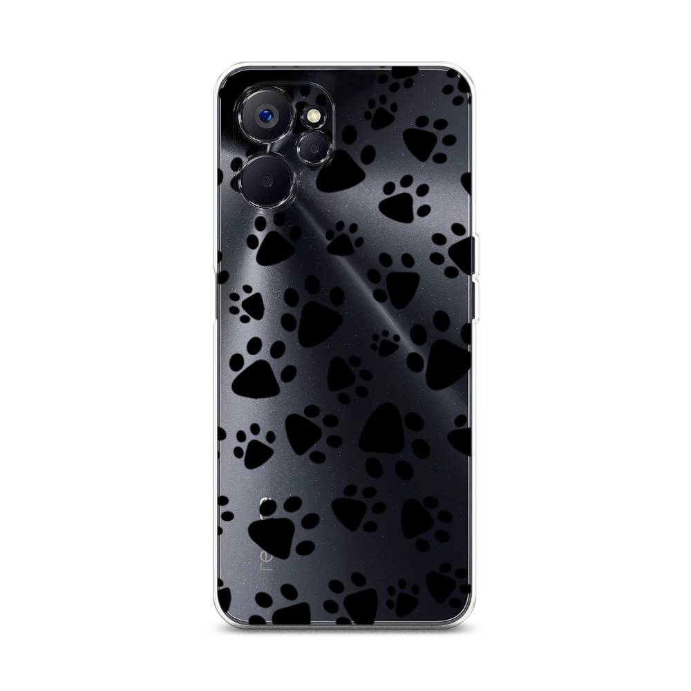 

Чехол Awog на Realme 10 5G "Лапки черные", Черный, 2512650-2