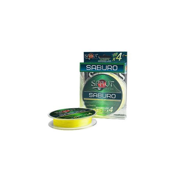 

Шнур Sprut SABURO 95m/0,18mm (Fluo Yellow), Желтый, Saburo