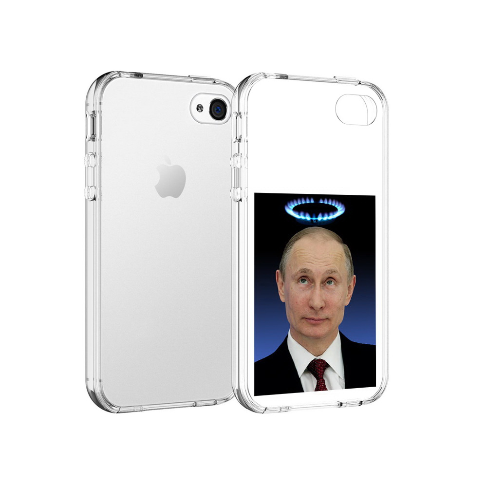 

Чехол MyPads Tocco для Apple iPhone 4 святой газ, Прозрачный, Tocco
