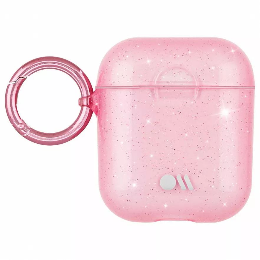 

Чехол Case-Mate Hook Ups Sheer Crystal для AirPods розовый, Hook Ups Sheer Crystal