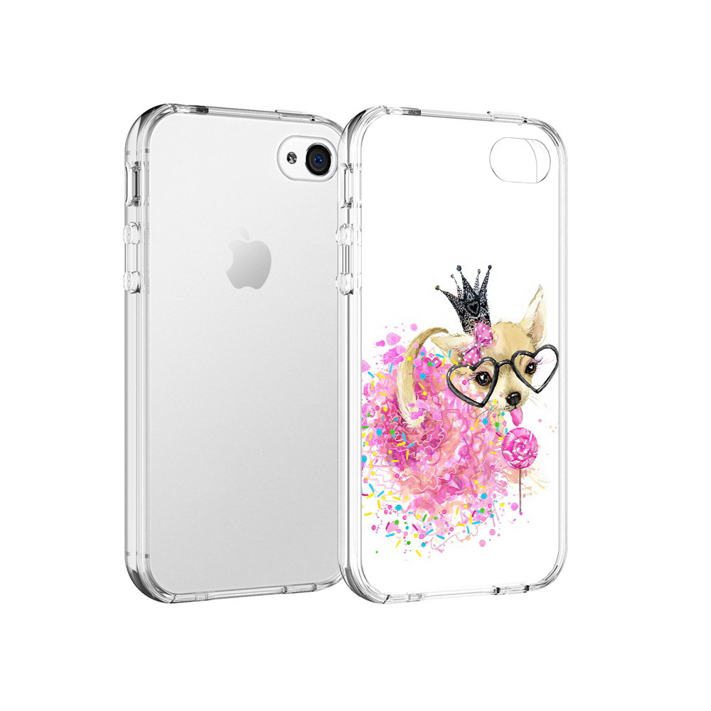 

Чехол MyPads Tocco для Apple iPhone 4 сладкая принцесса, Прозрачный, Tocco