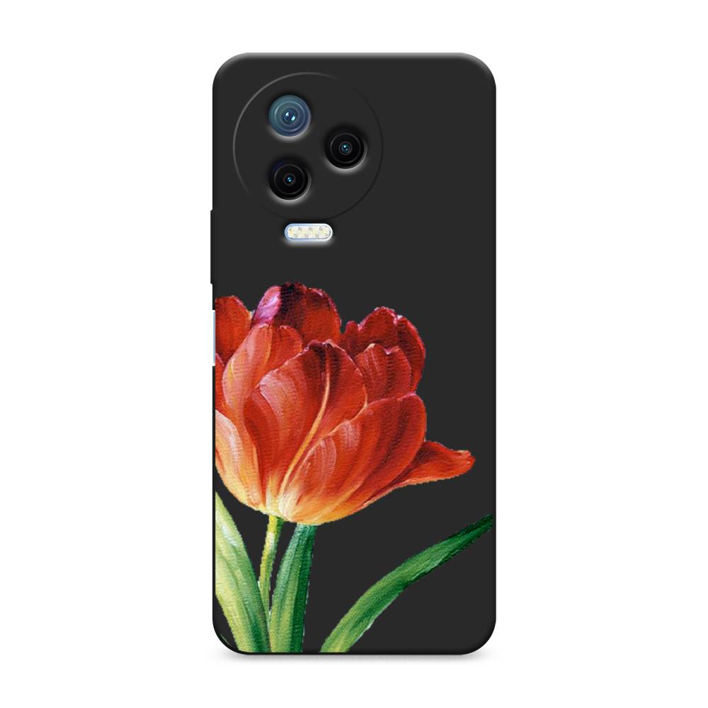 

Чехол Awog на Infinix Note 12 Pro 4G "Красный тюльпан", Оранжевый;зеленый, 3102252-1