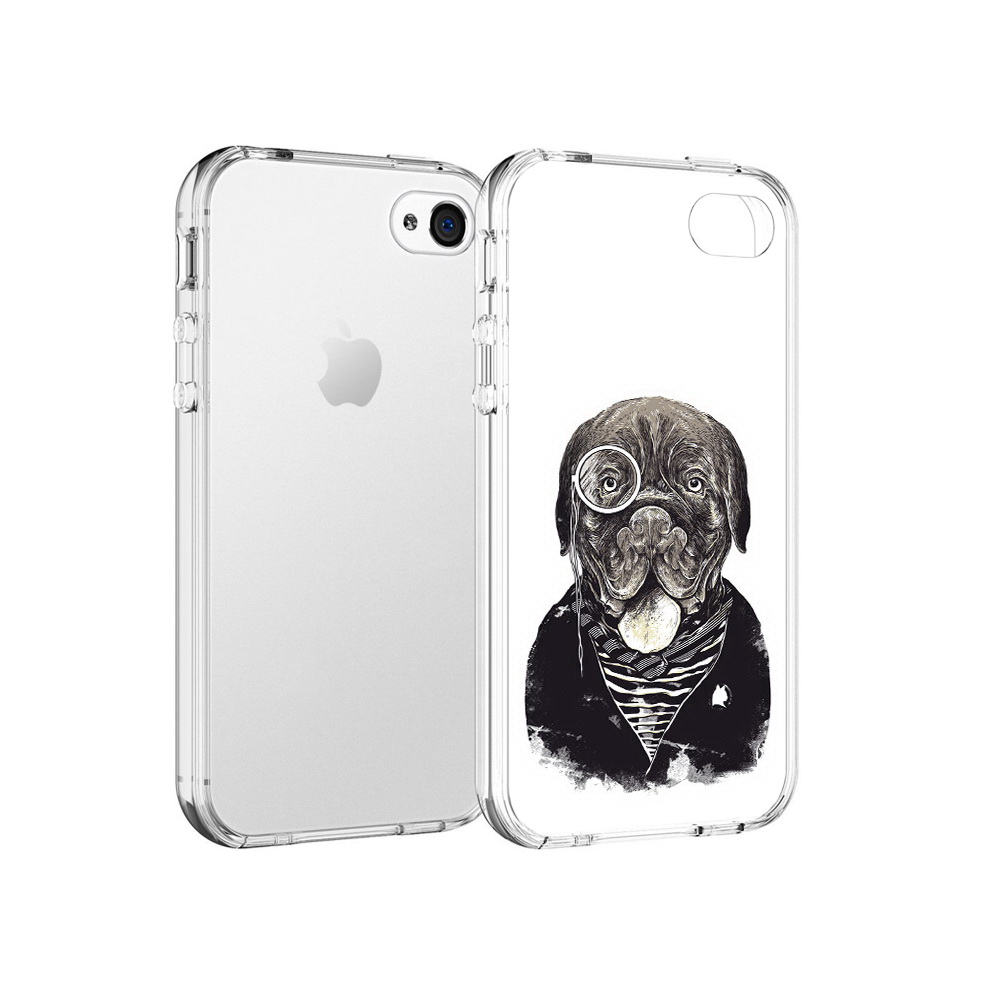 Чехол MyPads Tocco для Apple iPhone 4 солидный песик