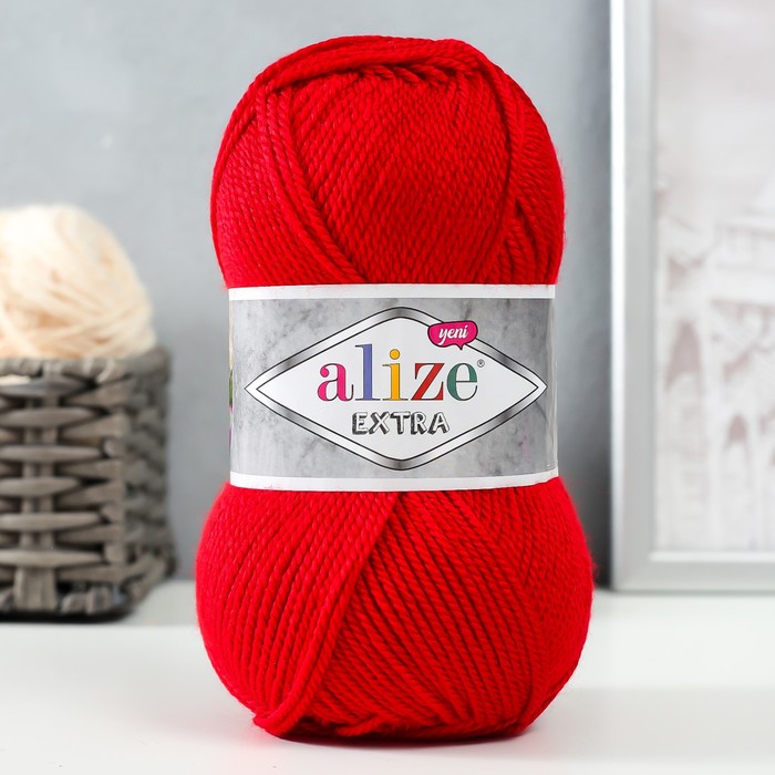 

Пряжа Alize Extra 100% акрил 220м/100гр 106