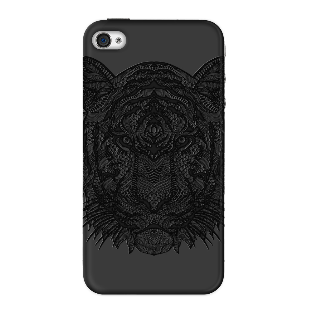 

Чехол Deppa Art Case Black тигр для Apple iPhone 4/4S + защитная пленка, Черный, Art Case