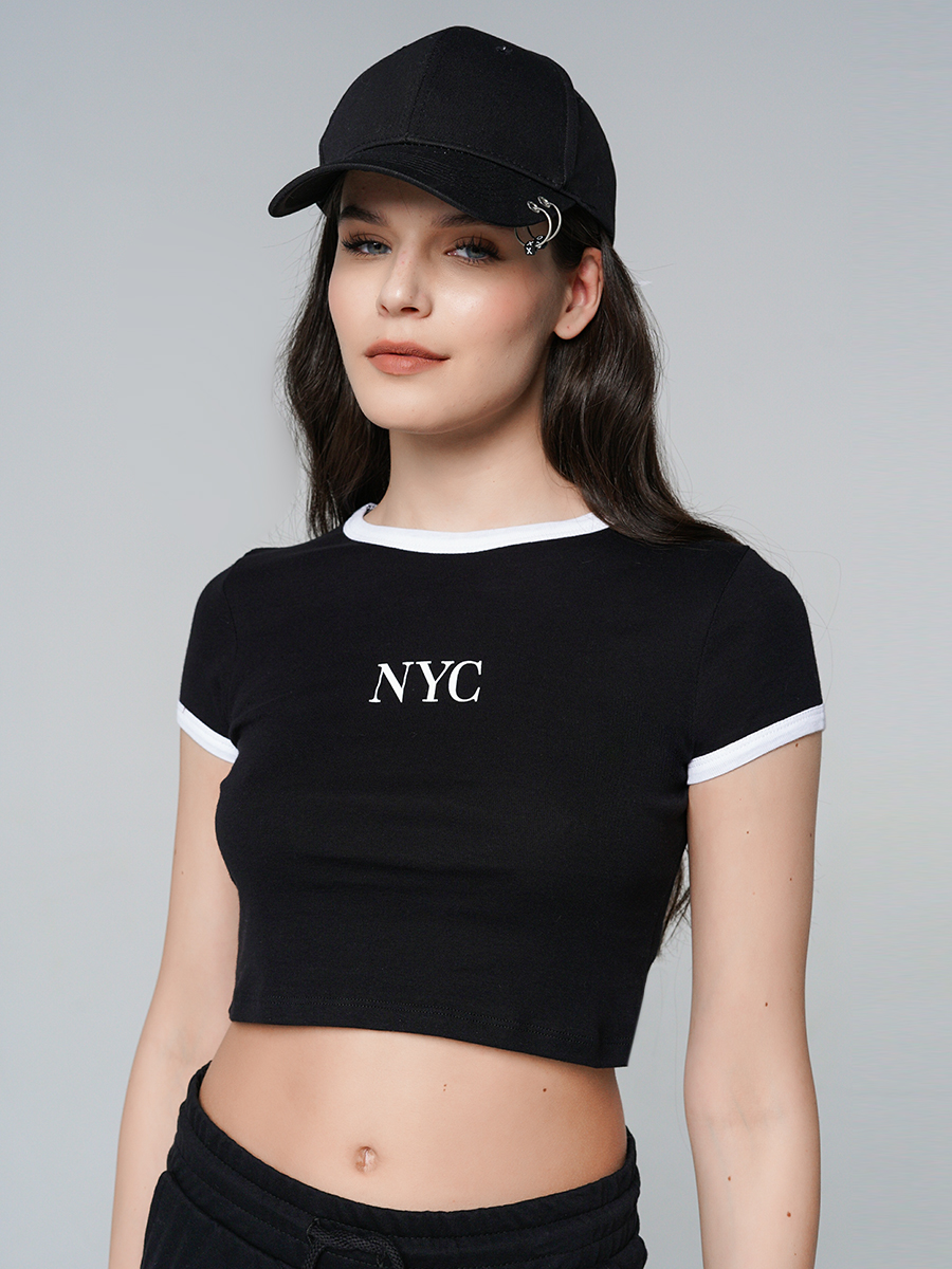 

Футболка женская ТВОЕ 90399 черная XL, 90399