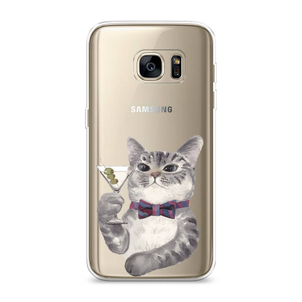 

Чехол Awog "Кот джентльмен" для Samsung Galaxy S7 edge