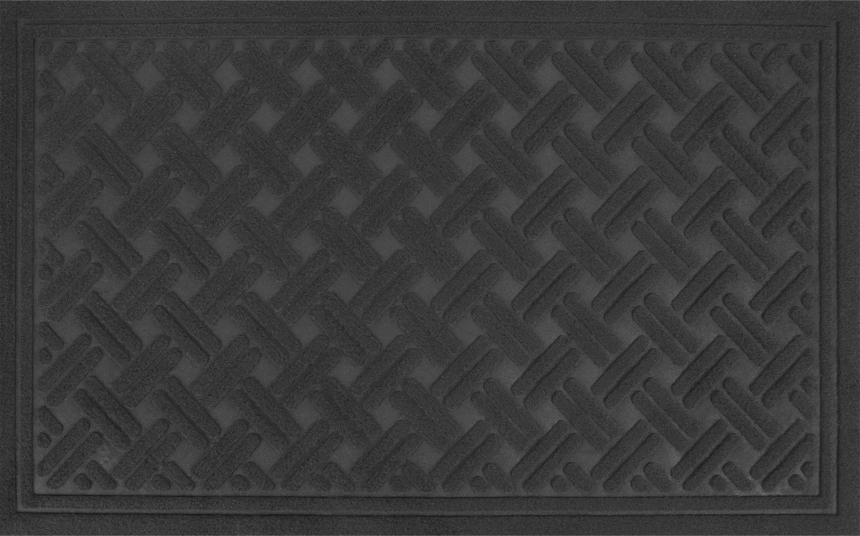 Коврик Inspire Lenzo 50x80 см полиэфир/резина цвет тёмно-серый