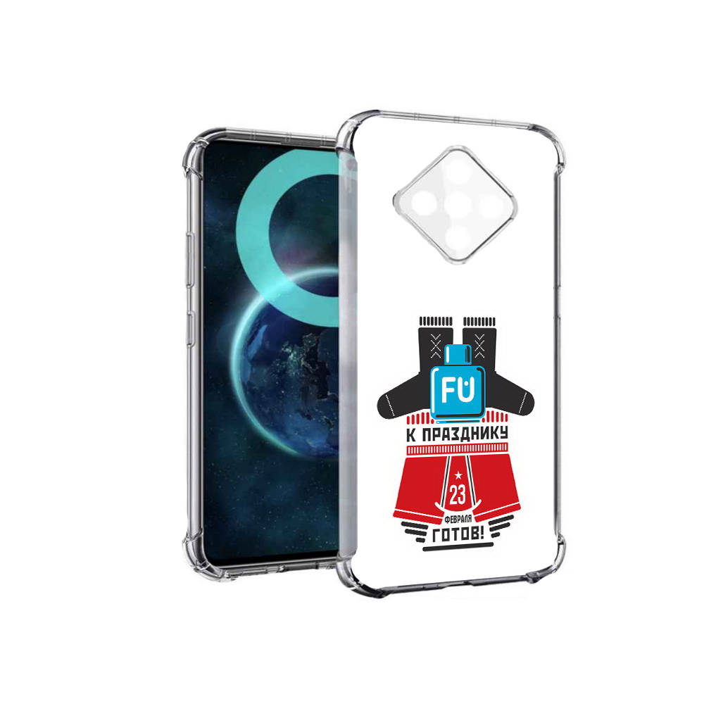 

Чехол MyPads 23 февраля подарки к празднику для Infinix Zero 8, Прозрачный, Tocco