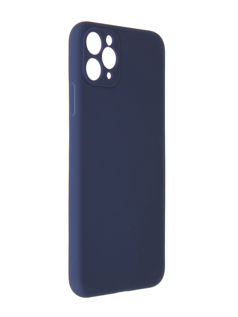 фото Чехол alwio для apple iphone 11 pro max soft touch dark blue asti11pmbl