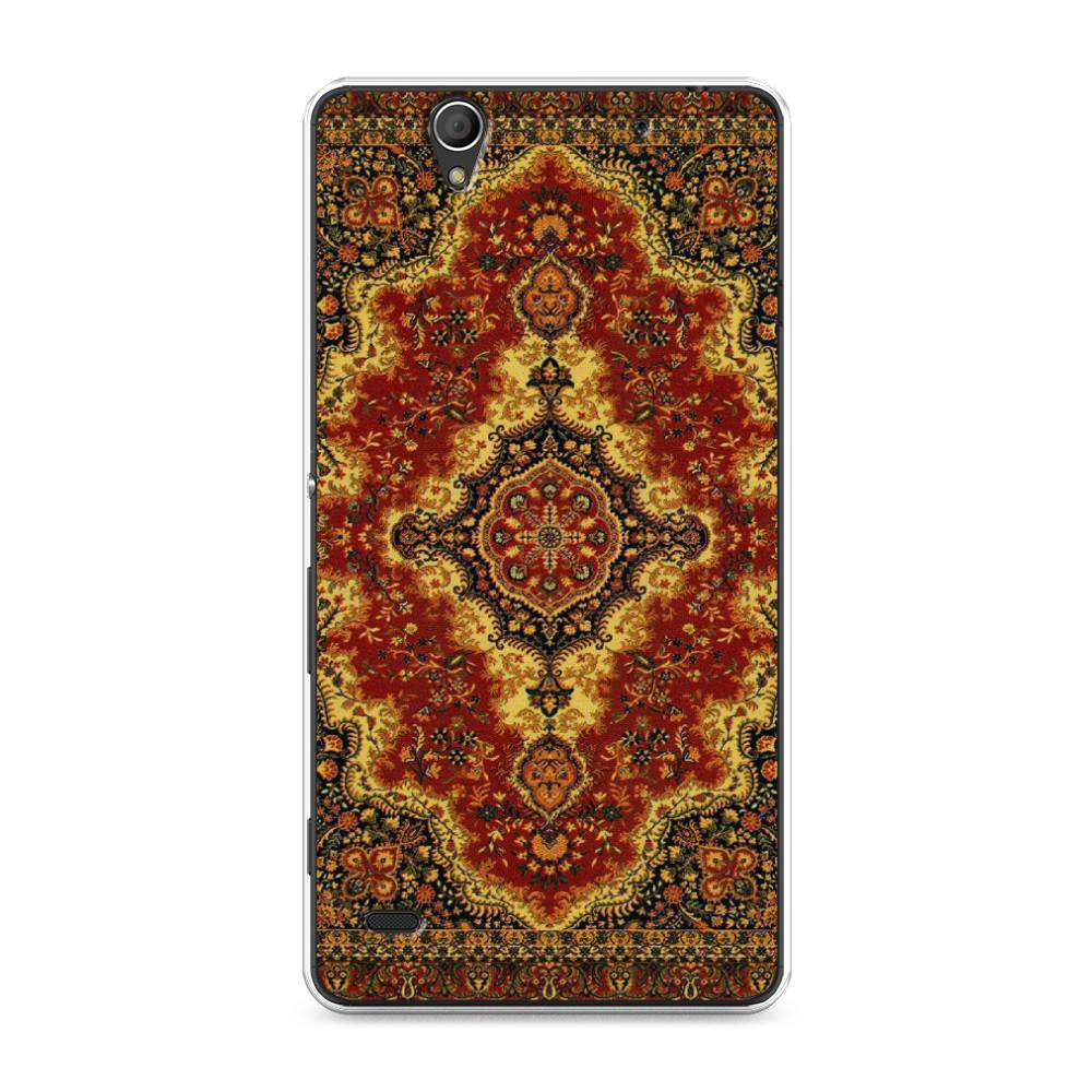

Чехол на Sony Xperia C4 "Ковер", Коричневый;золотистый;красный, 52650-3
