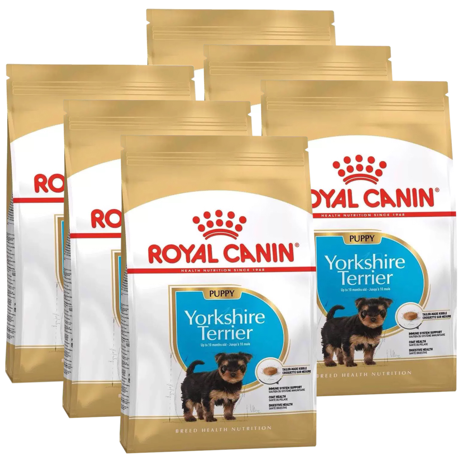

Сухой корм для щенков ROYAL CANIN YORKSHIRE TERRIER PUPPY, 6шт по 1,5кг