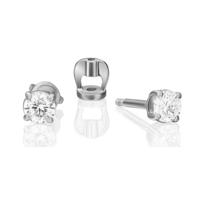 

Серьги из белого золота с фианитом PLATINA jewelry 02-2065-00-401-1120-03, 02-2065-00-401-1120-03