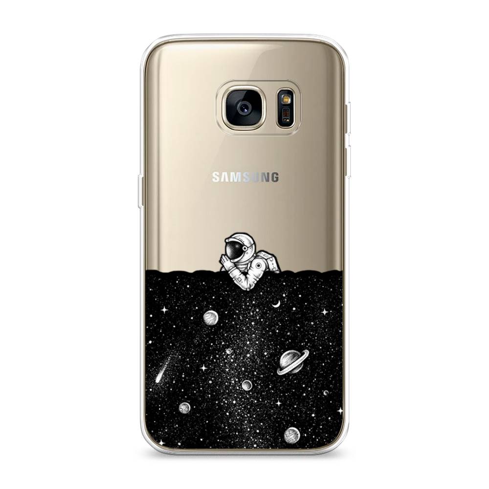 

Чехол Awog на Samsung Galaxy S7 edge "Космический сон", Серый, 24650-4