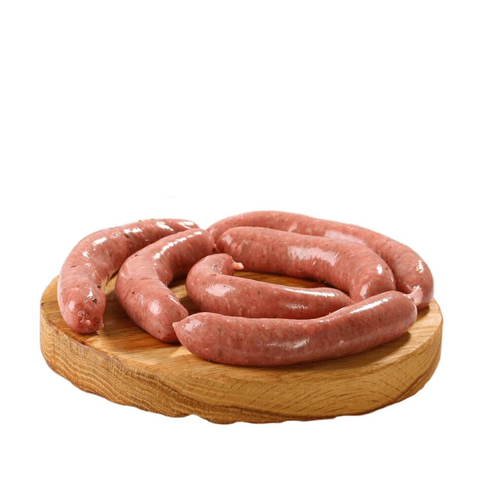 

Колбаски из мраморной говядины МясновЪ По-царски охлажденные