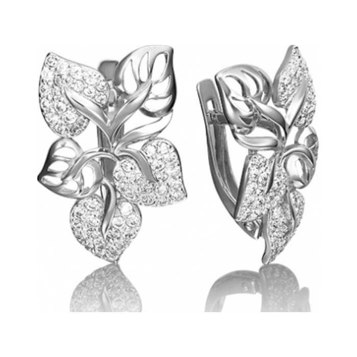 

Серьги из белого золота с фианитом PLATINA jewelry 02-2648-00-401-1120-32, 02-2648-00-401-1120-32