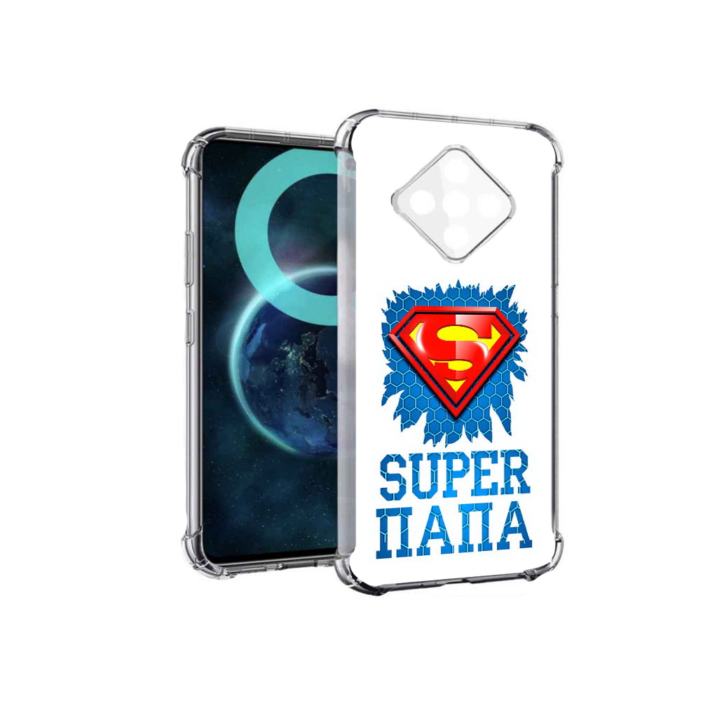 

Чехол MyPads Супер Папа для Infinix Zero 8, Прозрачный, Tocco