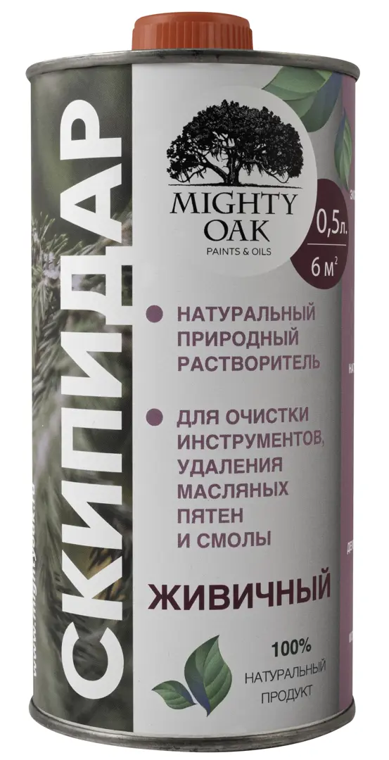 

Скипидар живичный Mighty Oak 500 мл, Прозрачный