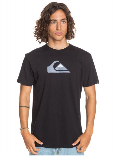 

Футболка мужская Quicksilver Comp Logo черная S, Comp Logo