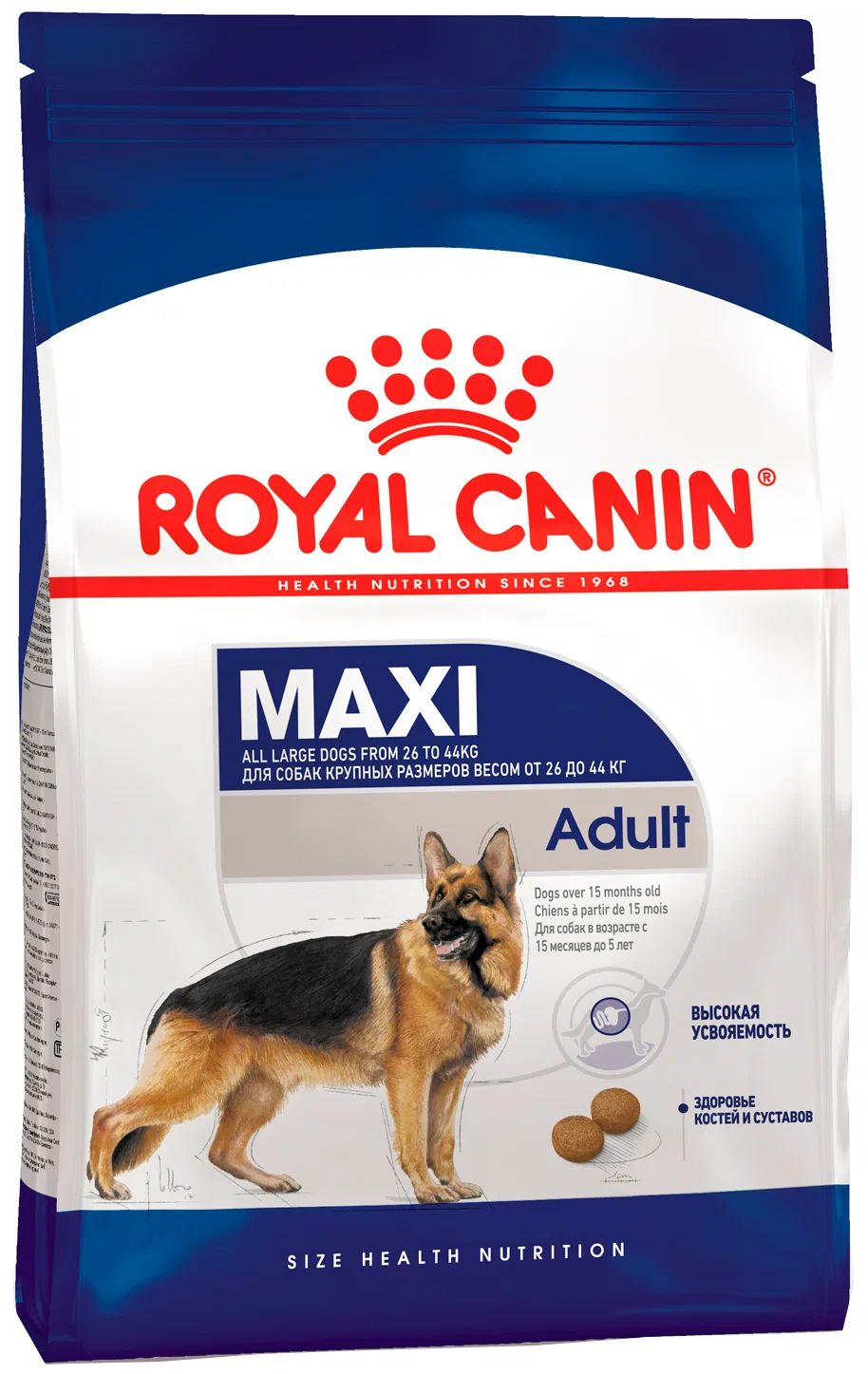 фото Сухой корм для собак royal canin maxi adult, для крупных пород, 4шт по 3кг