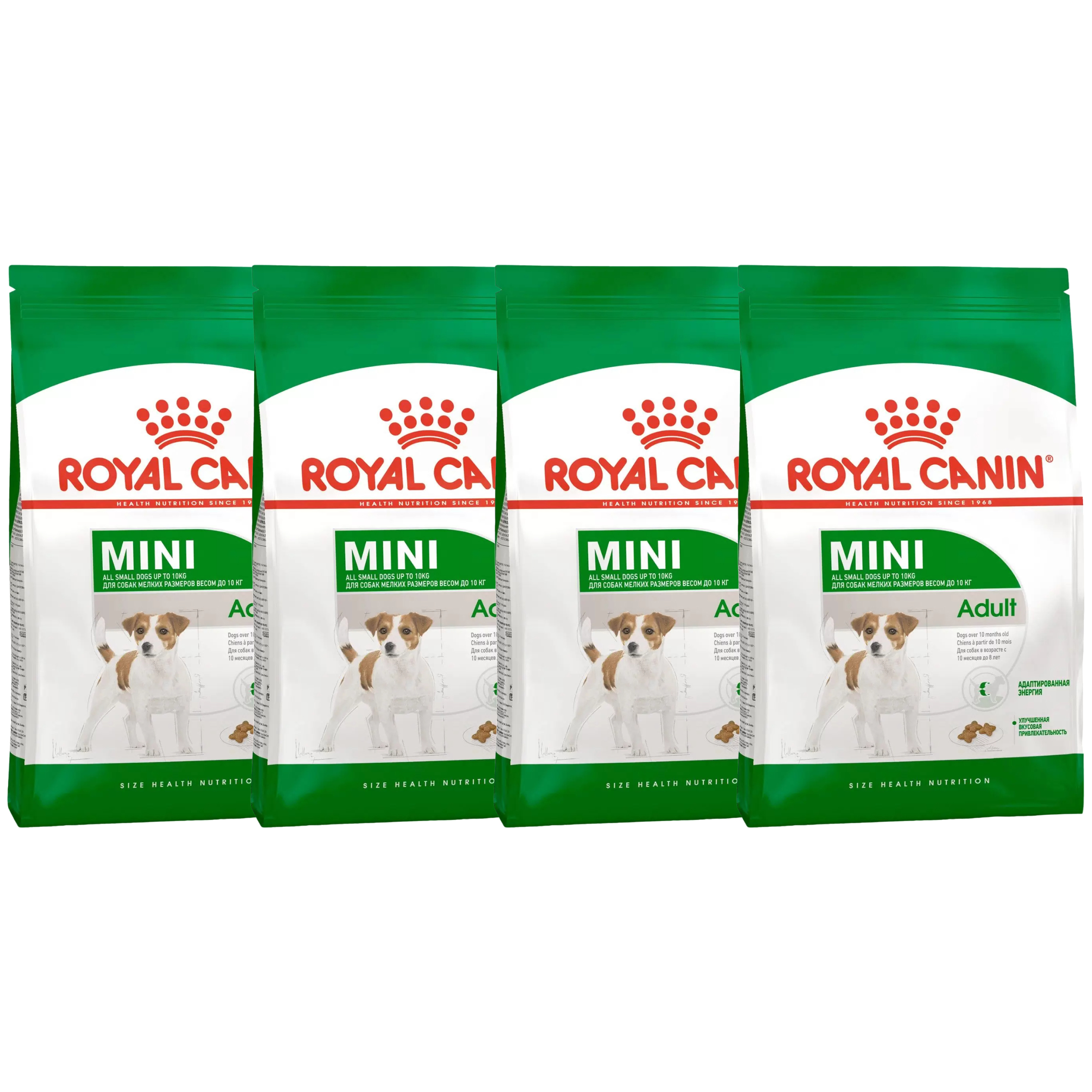 

Сухой корм для собак ROYAL CANIN MINI ADULT, для маленьких пород, 4шт по 4кг