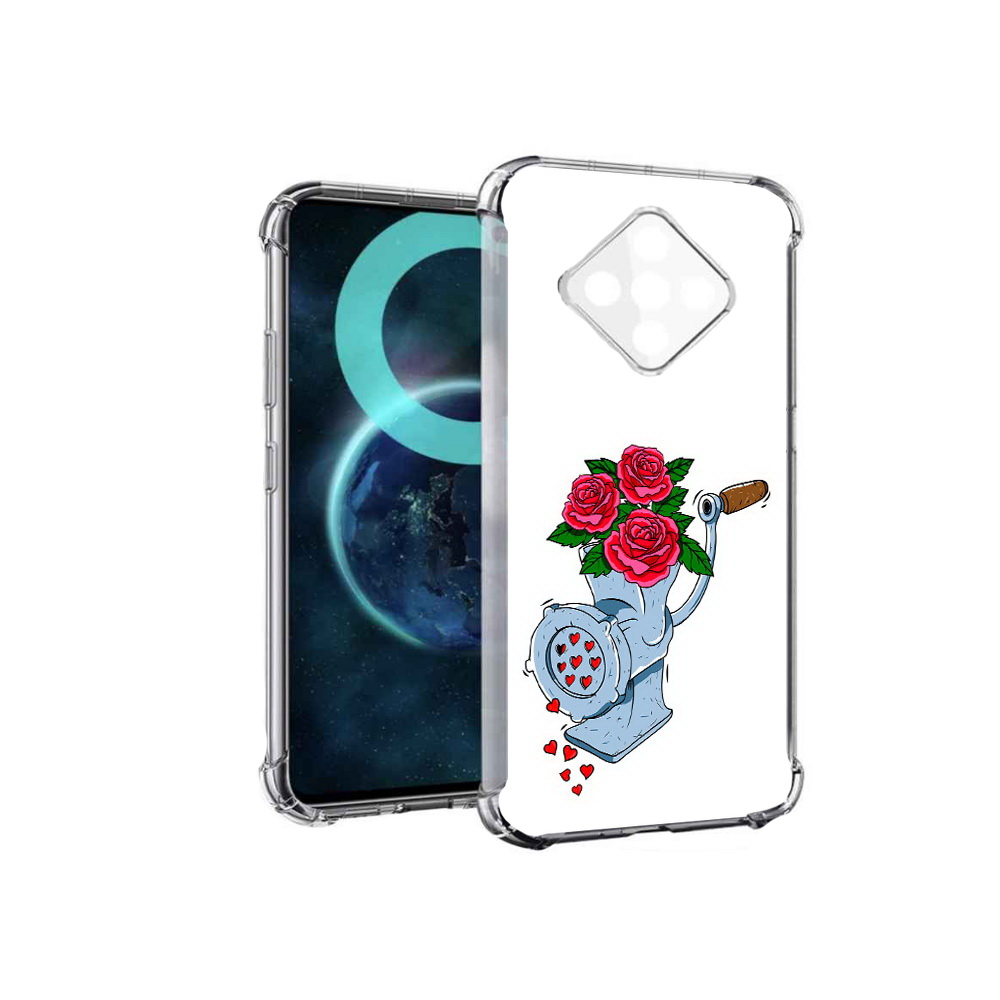 

Чехол MyPads Цветочные сердца для Infinix Zero 8, Прозрачный, Tocco