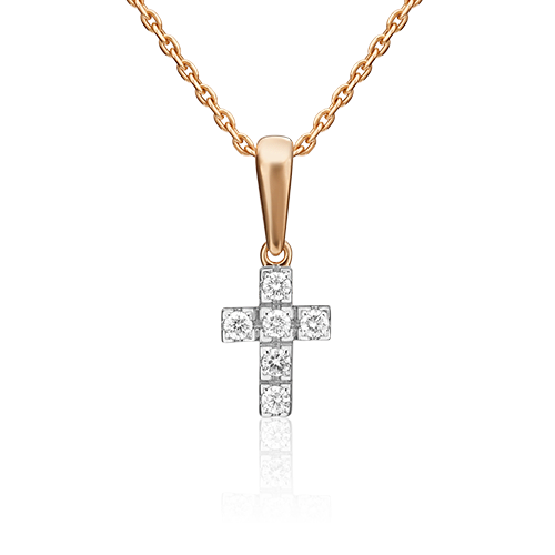 

Подвеска из красного золота с бриллиантом PLATINA jewelry 03-0052-00-101-1110-30, 03-0052-00-101-1110-30