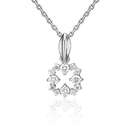 

Кулон из белого золота PLATINA jewelry 03-0107-00-101-1120-30, бриллиант, 03-0107-00-101-1120-30