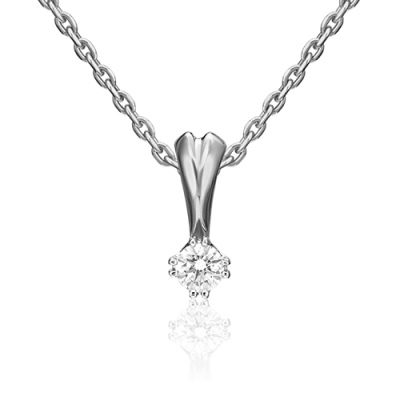 

Кулон из белого золота PLATINA jewelry 03-0167-00-101-1120-30, бриллиант, 03-0167-00-101-1120-30