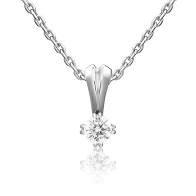 

Кулон из белого золота PLATINA jewelry 03-0173-00-501-1120-38, фианит, 03-0173-00-501-1120-38
