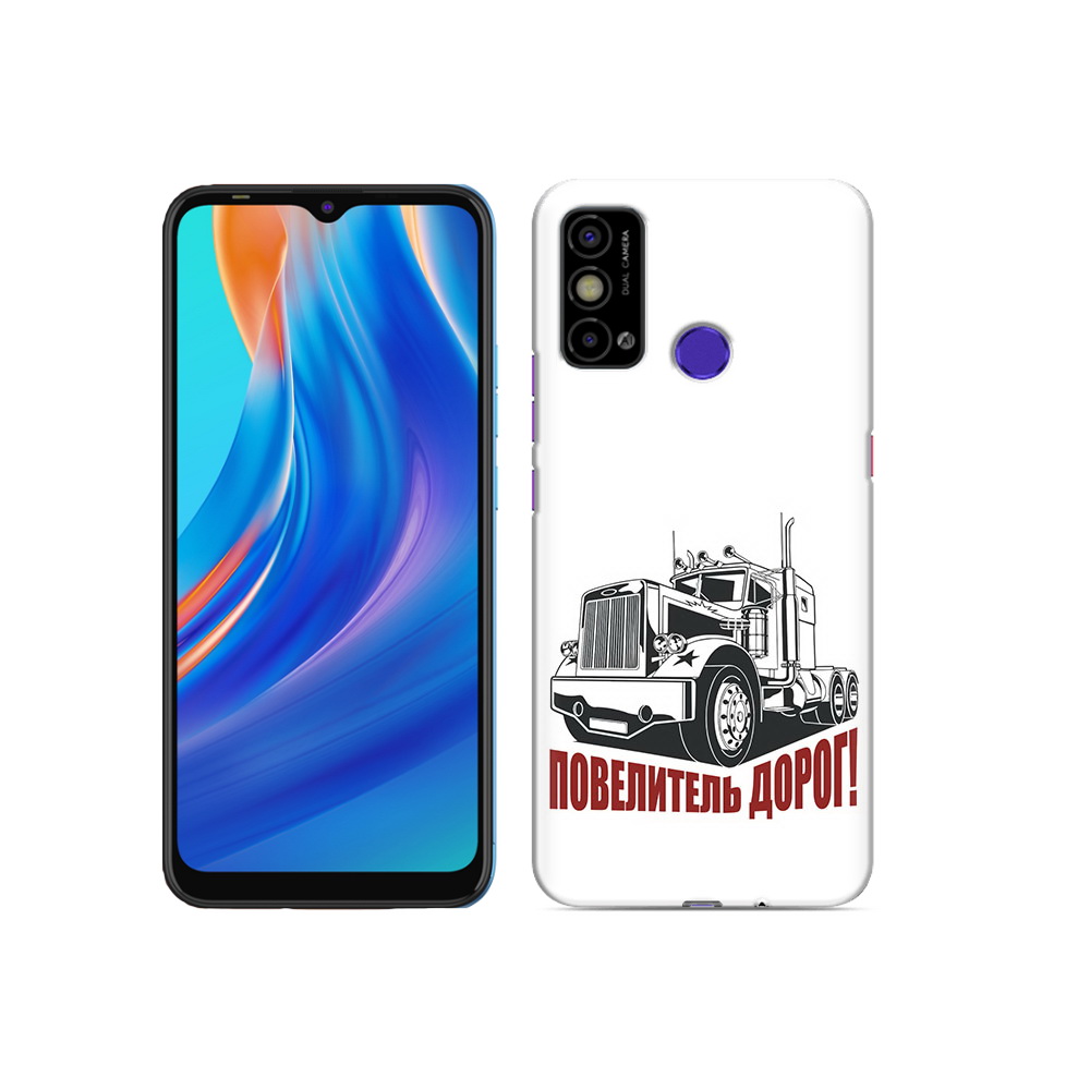 

Чехол MyPads Tocco для Tecno Spark Go повелитель дорог, Прозрачный, Tocco