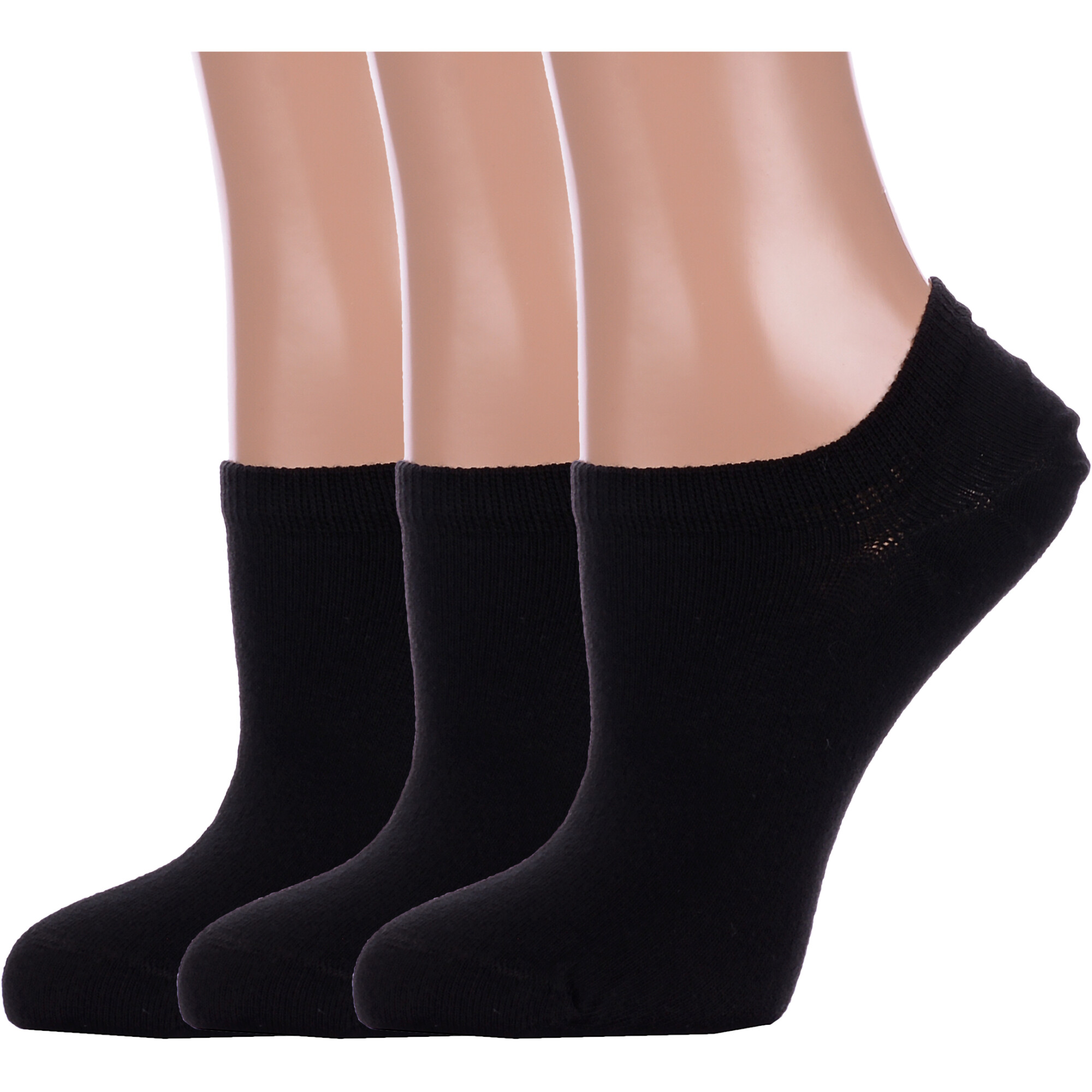 Комплект носков женских Красная Ветка 3-С-1420 черных 23-25, 3 пары