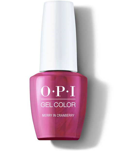 фото Гель-лак для ногтей opi gelcolor merry in cranberry, shine bright 15 мл