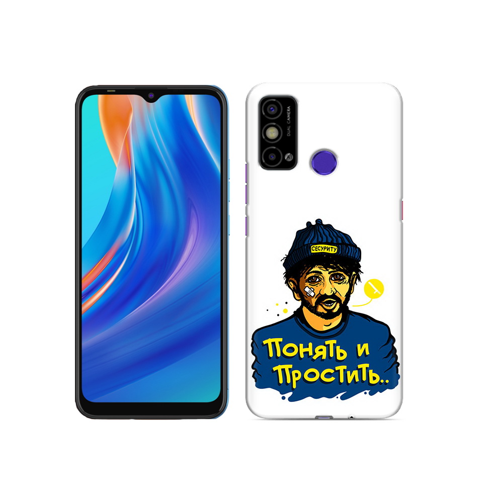 

Чехол MyPads Tocco для Tecno Spark Go понять и простить, Прозрачный, Tocco