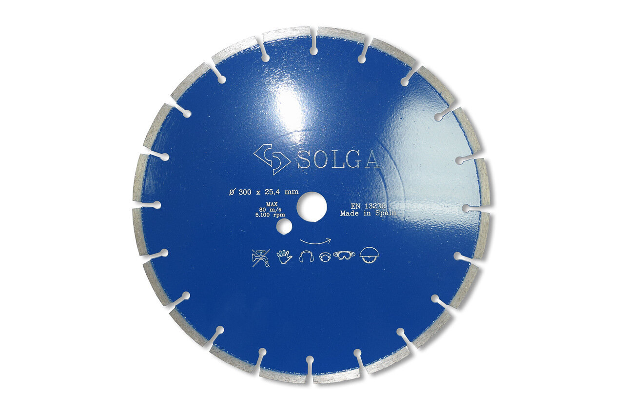 Диск отрезной алмазный Solga Diamant 13703300, 300мм/25,4 алмазный диск по железобетону solga diamant