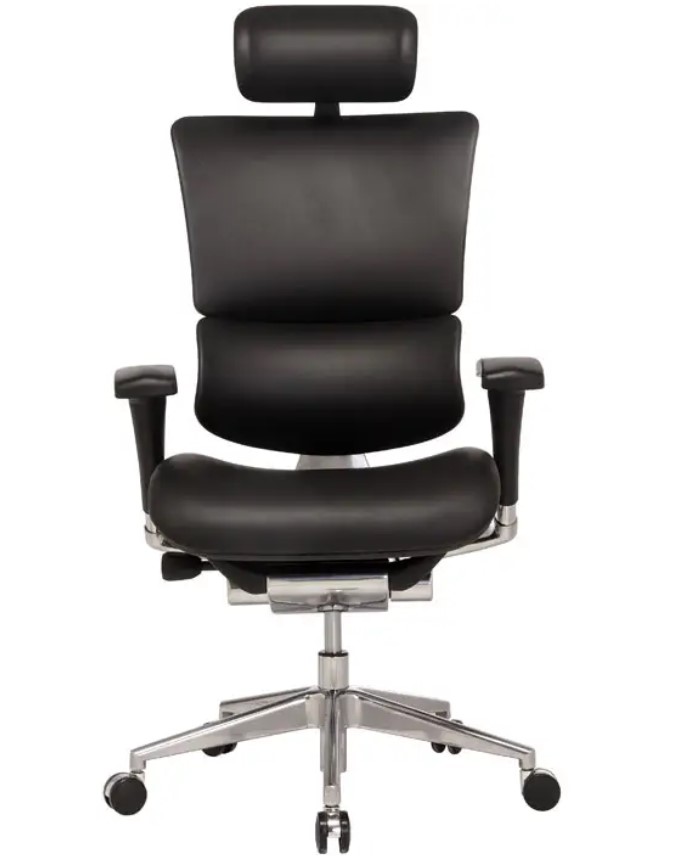 Кресло EXPERT SAIL SAL-01-BK-L черная кожа/черн каркас
