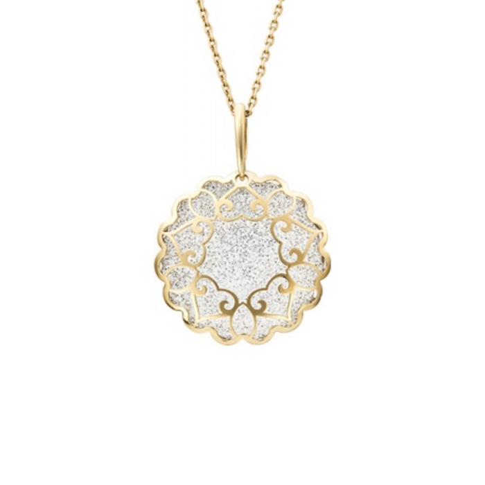 

Кулон из желтого золота PLATINA jewelry 03-2503-01-000-1130-48, эмаль, 03-2503-01-000-1130-48