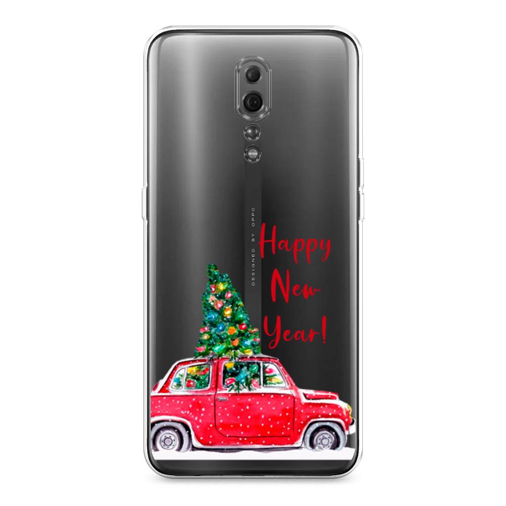 

Чехол для Oppo Reno Z "Happy New Year", Красный;зеленый, 250950-5