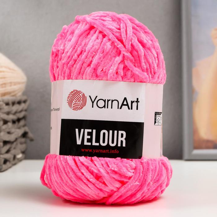 

Пряжа YarnArt Velour 100% микрополиэстер 170 м /100г (860 ярко розовый), Velour 100% микрополиэстер 170 м /100г (860 ярко розовый)