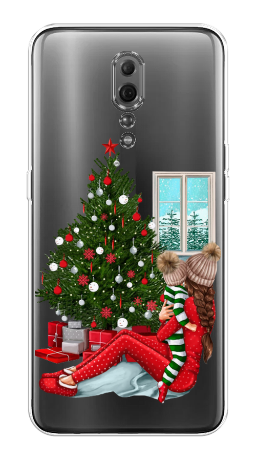 

Чехол на Oppo Reno Z "Новый год с мамой", Красный;зеленый;голубой, 250950-6