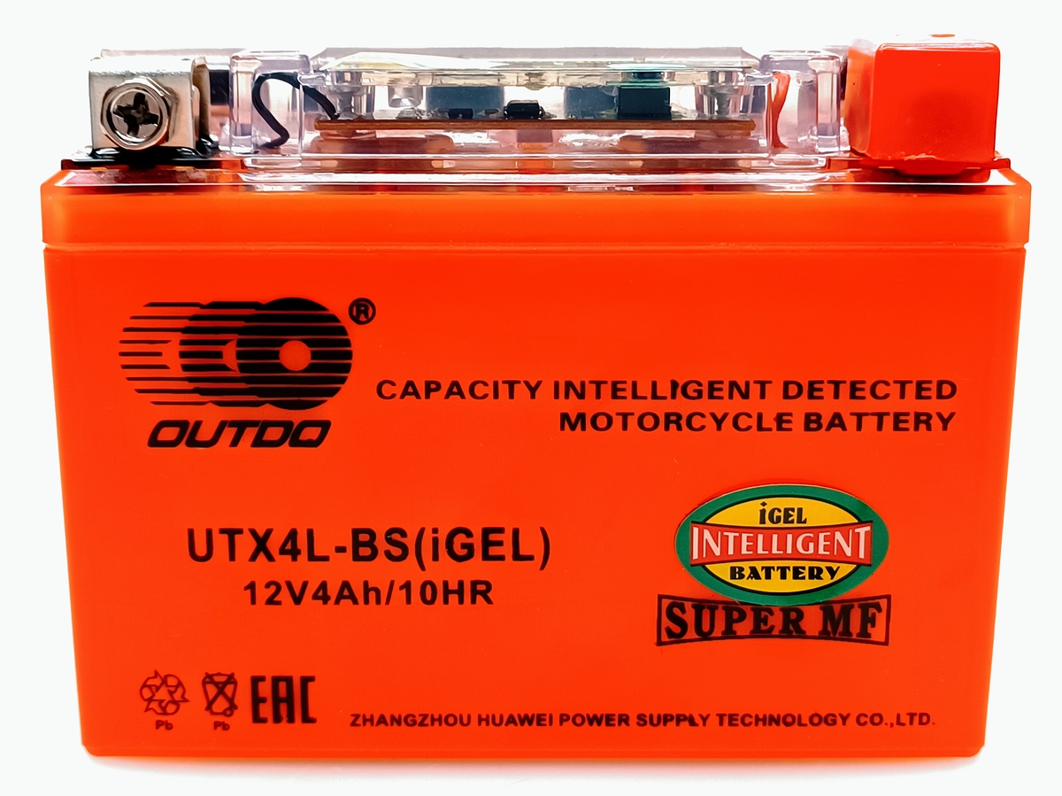 

Аккумулятор Rezer OUTDO UTX4L-BS iGEL (12B, 4А/ч, гелевый, обратная полярн.), 75639
