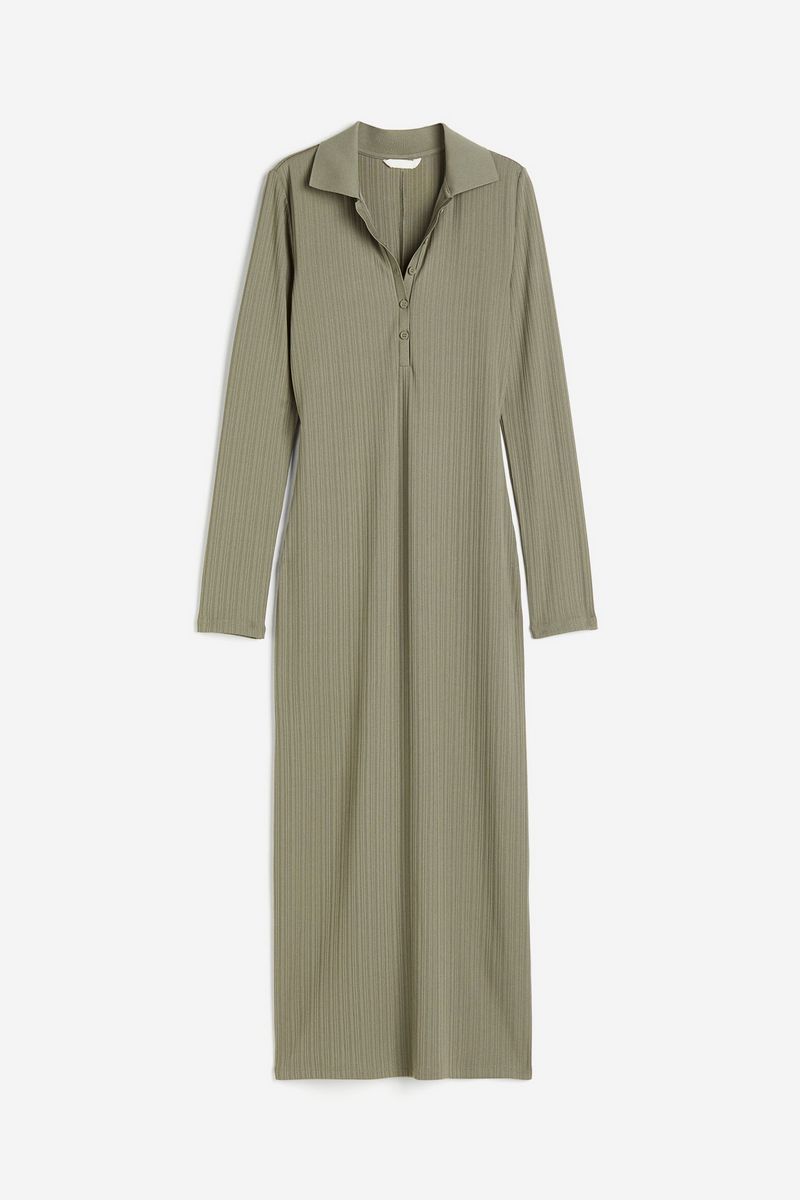 

Платье женское H&M 1214283 хаки XS, 1214283