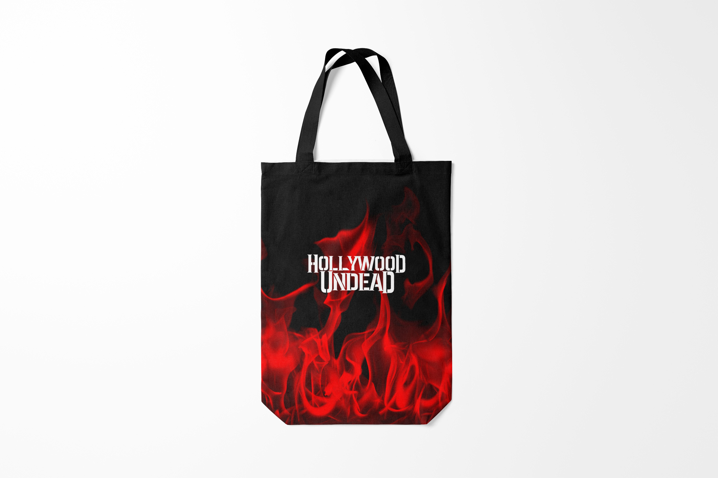 

Сумка шoппер унисекс Burnettie Hollywood Undead, черный, Hollywood Undead