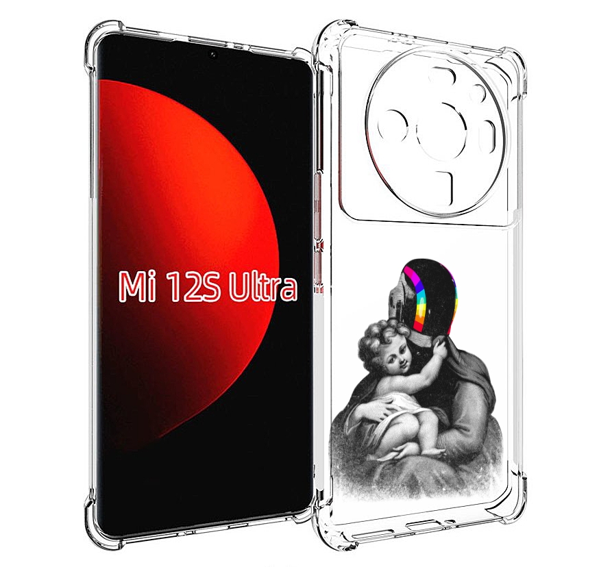 

Чехол MyPads защитник в шлеме для Xiaomi 12S Ultra, Прозрачный, Tocco