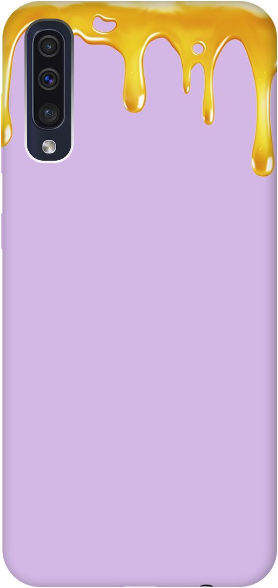 

Чехол на Samsung Galaxy A50 "Honey" сиреневый, Фиолетовый;оранжевый, 2519