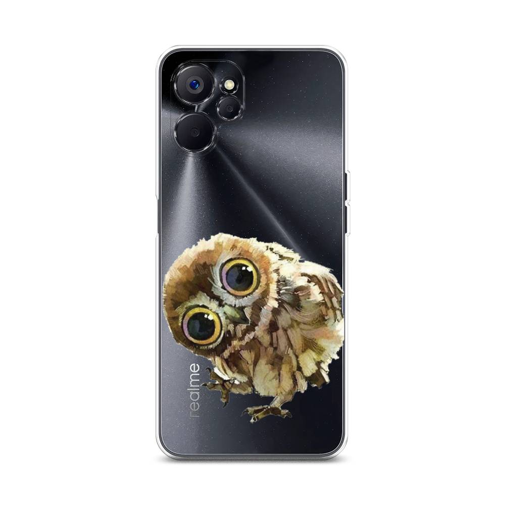 

Чехол Awog на Realme 10 5G "Любопытный совенок", Коричневый;белый;прозрачный, 2512650-1