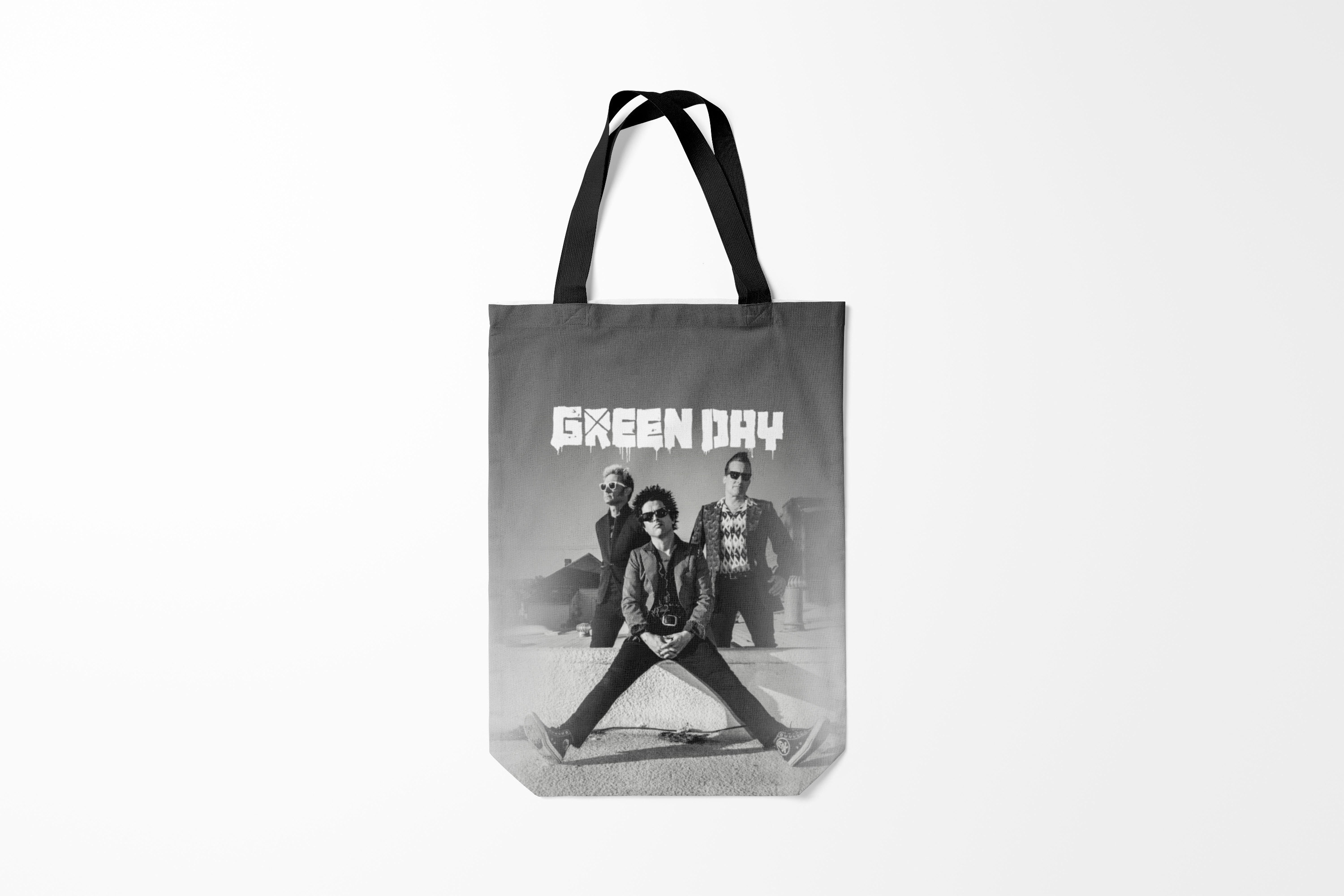 

Сумка шoппер унисекс Burnettie Green Day, серый, Green Day