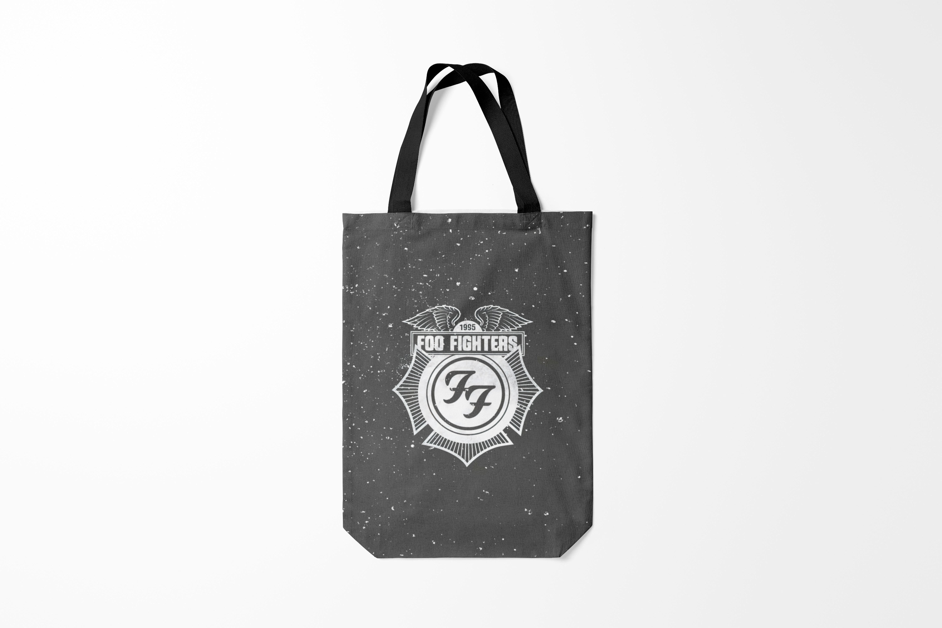 

Сумка шoппер унисекс Burnettie Foo Fighters 1995 FF, черный, Foo Fighters 1995 FF