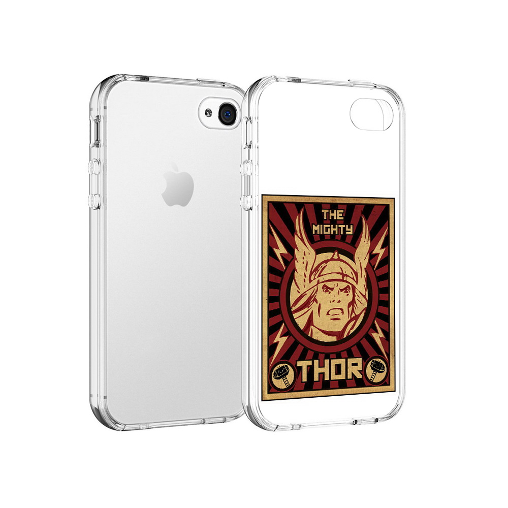 

Чехол MyPads Tocco для Apple iPhone 4 тор лицо, Прозрачный, Tocco