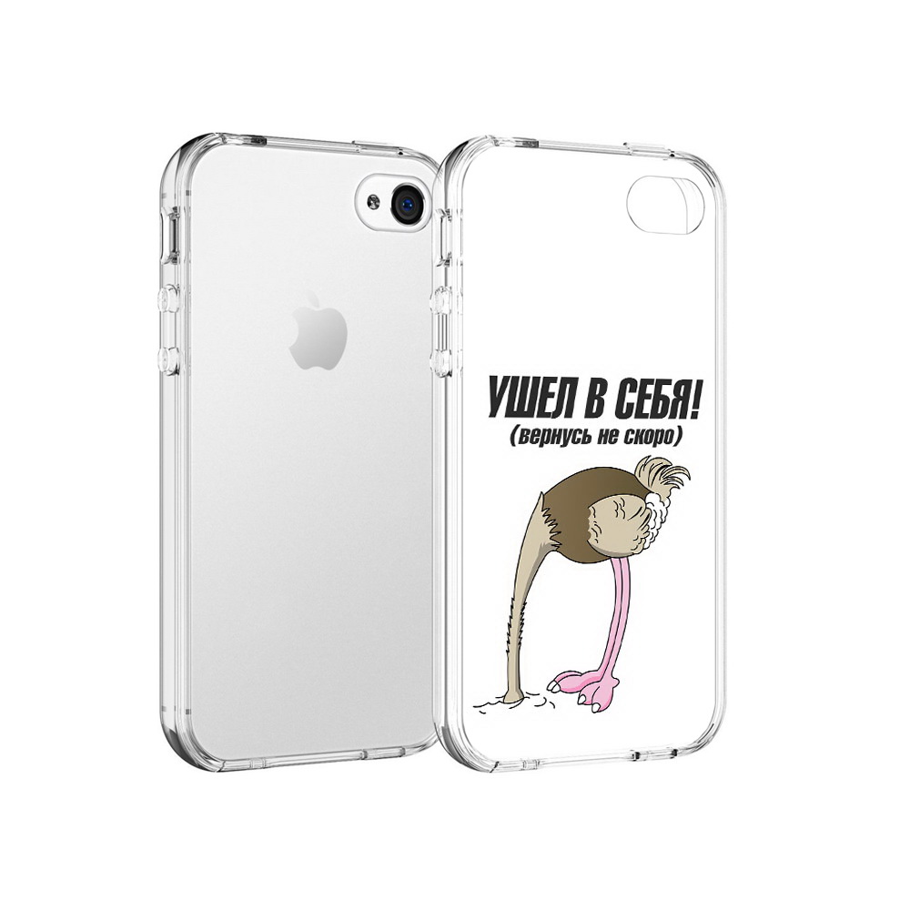 

Чехол MyPads Tocco для Apple iPhone 4 ушел в себя, Прозрачный, Tocco